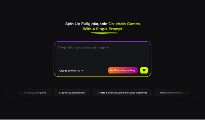 Cyberlife AI game creation form on a dark interface